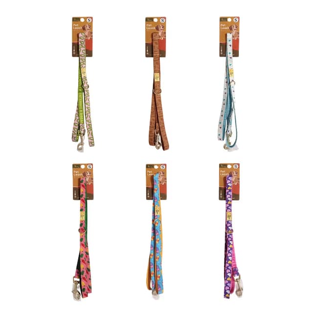 Pawfect Aesthetic Print Leash with Gold Metal Accessories