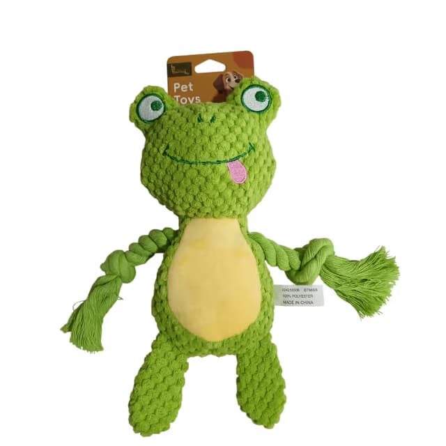 Pawfect Frog Plush Pet toy